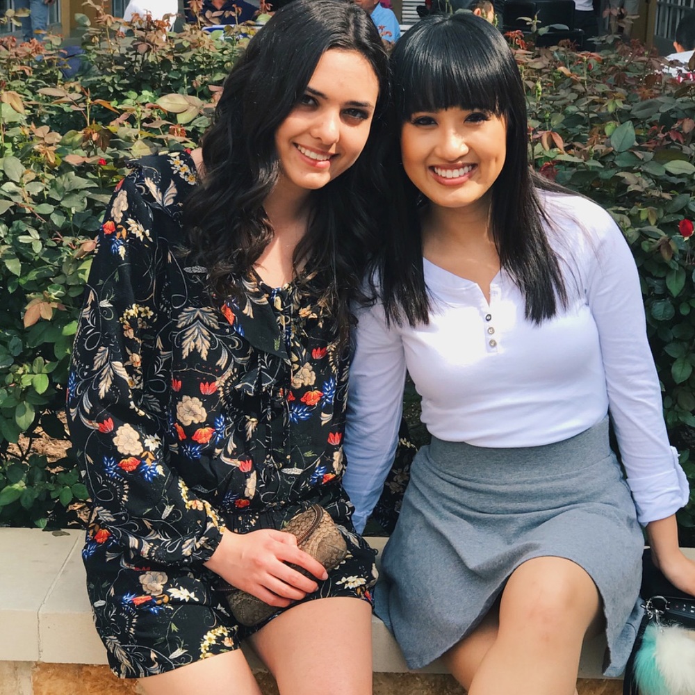 Charlotte Russe Black Floral Romper